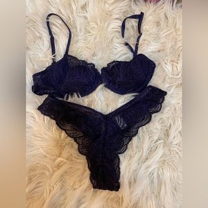 Victoria’s Secret Bra and French Cut Brief Set 34B and Small